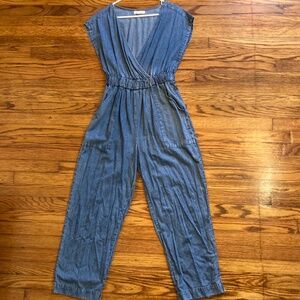 Basin + Range Denim Jumpsuit, Size Small